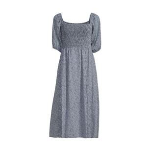 Nation Navy Floral Cotton Dress XS